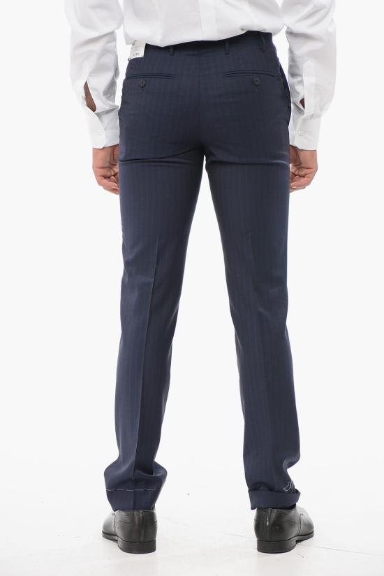  꼬르넬리아니 스트레이트 팬츠 775263 5107302 001 Blue - CORNELIANI