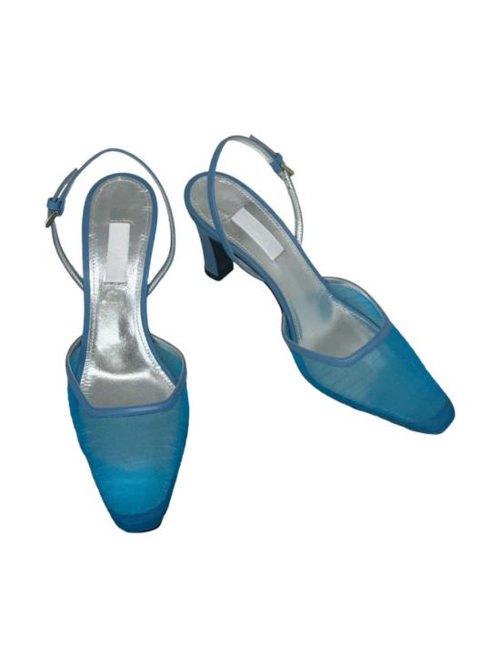  수잔 레이 힐/펌프스 90년대 슬링백 블루 - SUZANNE RAE