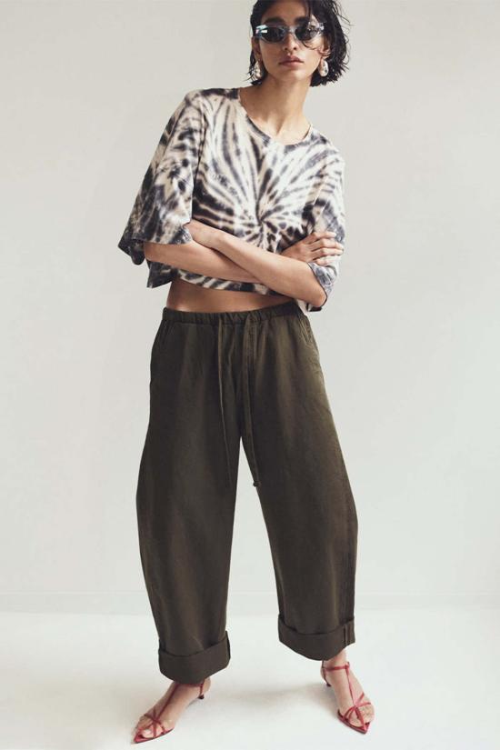  시티즌 오브 휴머니티 크롭 팬츠 시티즌스 오브 휴머니티 오로라 풀온 팬츠 다크 올리브