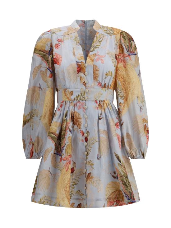 25FW 짐머만 숏 원피스 5147DSS253 LBPFL MULTICOLOUR