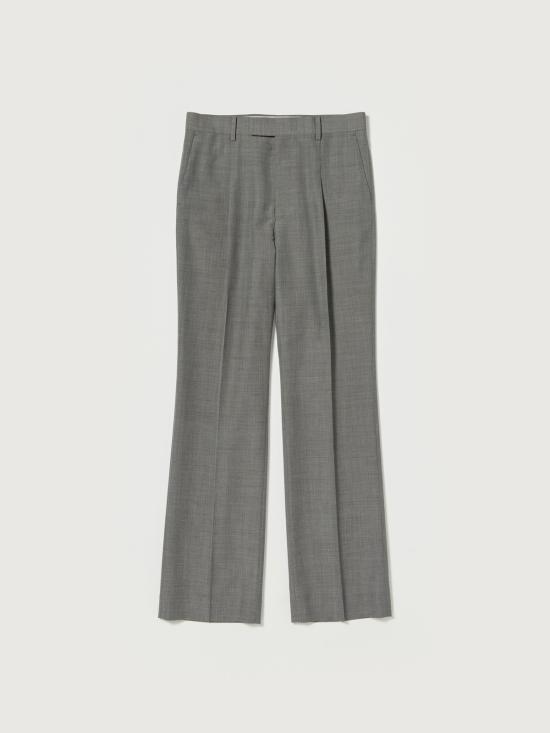  오라리 스트레이트 팬츠 오랄리 트로피컬 울 키드 모헤어 원턱 슬랙스 그레이 체크