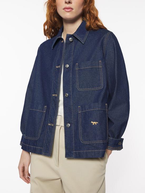 25SS 메종키츠네 자켓 OW02136WW0081 P470 INDIGO - MAISON KITSUNE