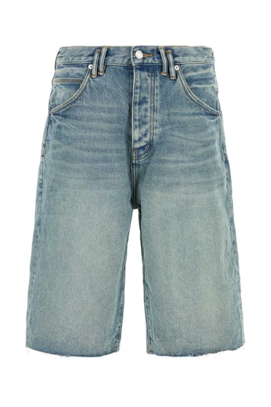 25FW 퍼플 브랜드 데님 숏팬츠 P070SNTM325 MIDINDIGO LIGHT BLUE