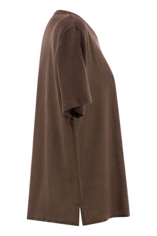 25SS 마제스틱필라쳐 반팔 티셔츠 E25M011FTS570 627 BROWN - MAJESTIC FILATURES