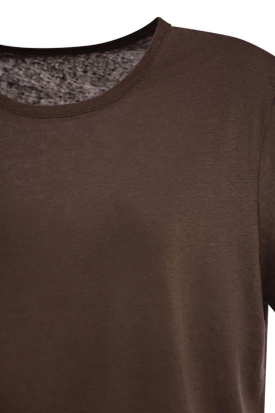 25SS 마제스틱필라쳐 반팔 티셔츠 E25M011FTS570 627 BROWN - MAJESTIC FILATURES