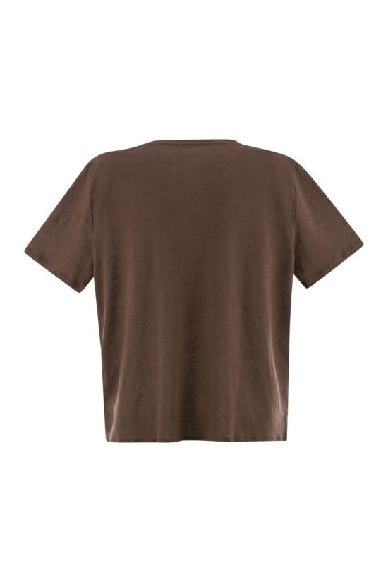 25SS 마제스틱필라쳐 반팔 티셔츠 E25M011FTS570 627 BROWN - MAJESTIC FILATURES