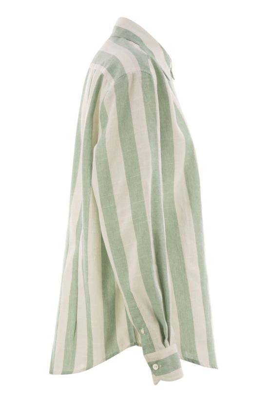 25SS 세인트바쓰 셔츠 MDH001 01019H WHITE GREEN - MC2 SAINT BARTH