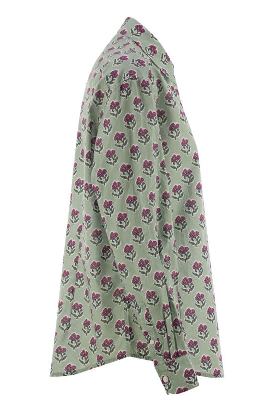 25SS 세인트바쓰 셔츠 MDH001 01316H GREEN - MC2 SAINT BARTH