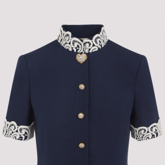 25FW 발렌티노 가라바니 미디 원피스 7B3VAG101CF R7D PURPLE - VALENTINO GARAVANI