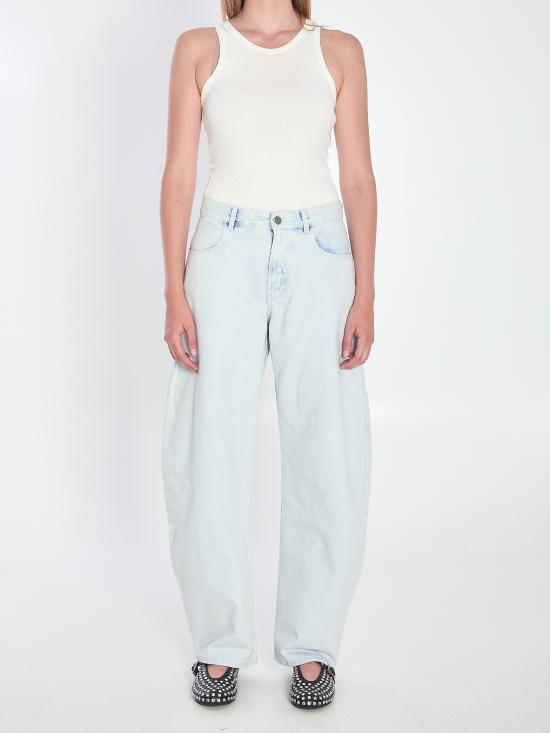 25FW 알라이아 민소매 티셔츠 AA9B0382J085B 020 WHITE - ALAIA