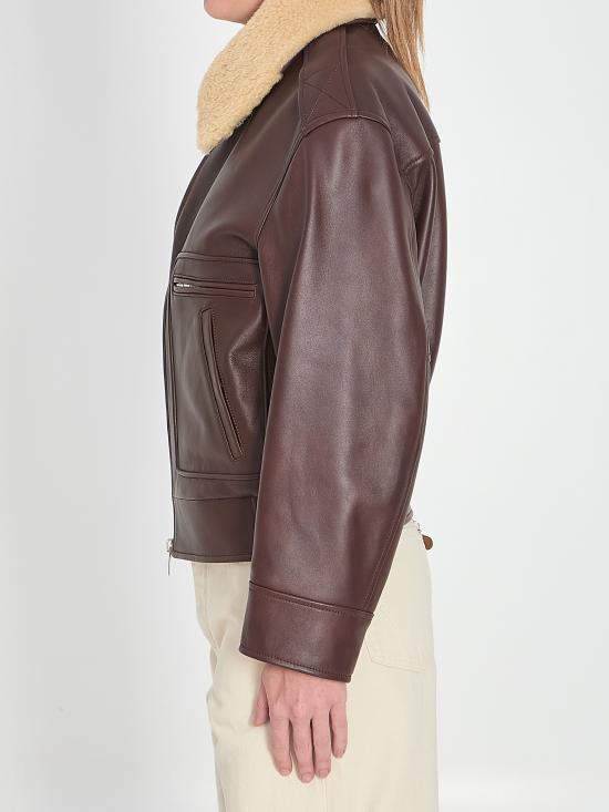 25FW 보테가베네타 무스탕 832380V5MF0 2107 BROWN - BOTTEGA VENETA