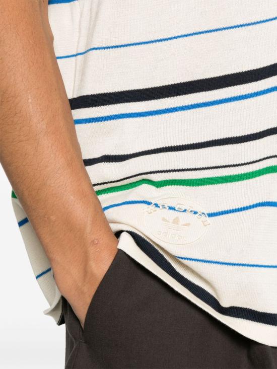 25SS 아디다스 X 웨일즈 보너 반팔 티셔츠 JM8203WONDERWHITEGREENBLUEBIRD MULTICOLOUR - ADIDAS X WALES BONNER