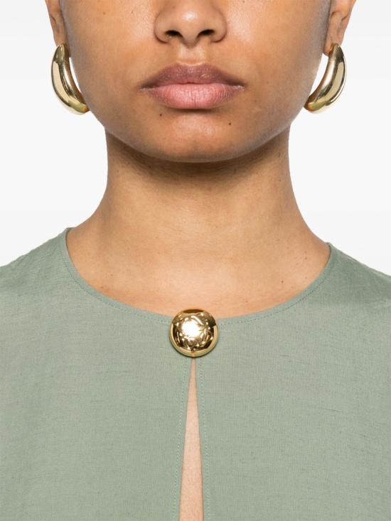 25SS 로에베 미디 원피스 S616Y09XB78727 GREEN - LOEWE