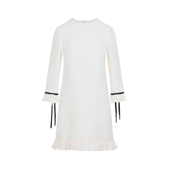 25FW 발렌티노 가라바니 미디 원피스 6B3VAF981CF A03 WHITE