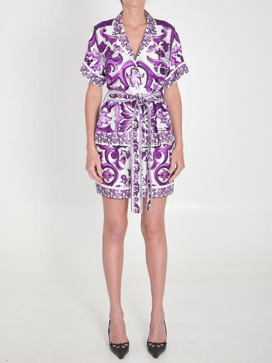 25FW 돌체앤가바나 블라우스 F5G67THI1TK IP3TN WHITE - DOLCE & GABBANA