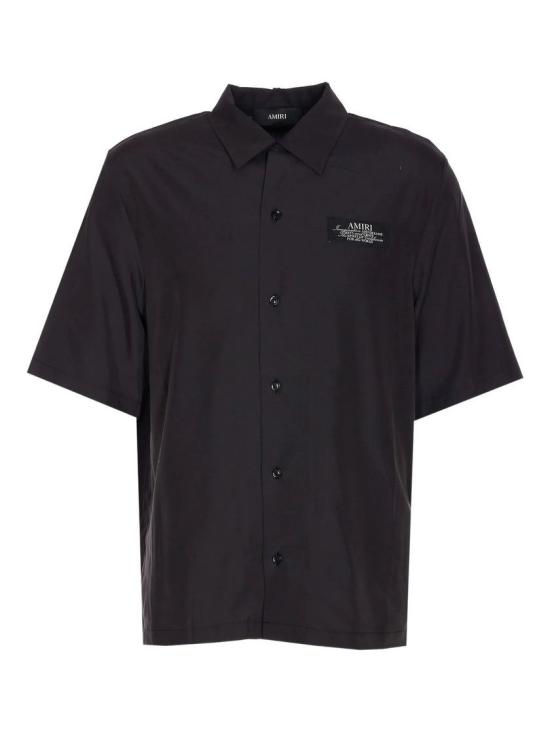 25FW 아미리 반팔 셔츠 AMSTCA1148 001 BLACK