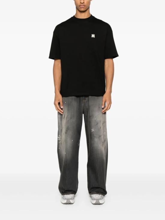 25FW 아미리 반팔 티셔츠 AMJYTE1233 001 BLACK - AMIRI