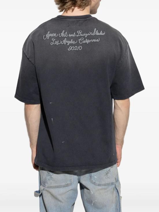 25FW 아미리 반팔 티셔츠 AMJYTE1213 001 BLACK - AMIRI