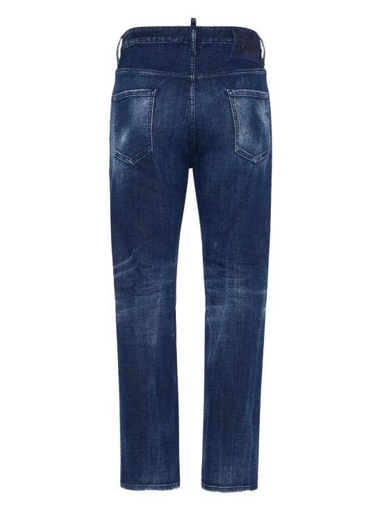 25SS 디스퀘어드2 스트레이트 팬츠 S71LB1593S30342 470 NAVY BLUE - DSQUARED2