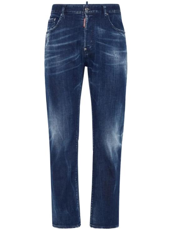 25SS 디스퀘어드2 스트레이트 팬츠 S71LB1593S30342 470 NAVY BLUE