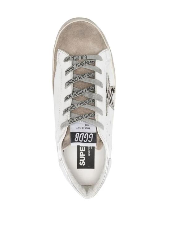25FW 골든구스 SUPER STAR 슈퍼 스타 클래식 스니커즈 GWF00101F00269281571 WHITE WHITE BLACK ZEBRA SILVER - GOLDEN GOOSE