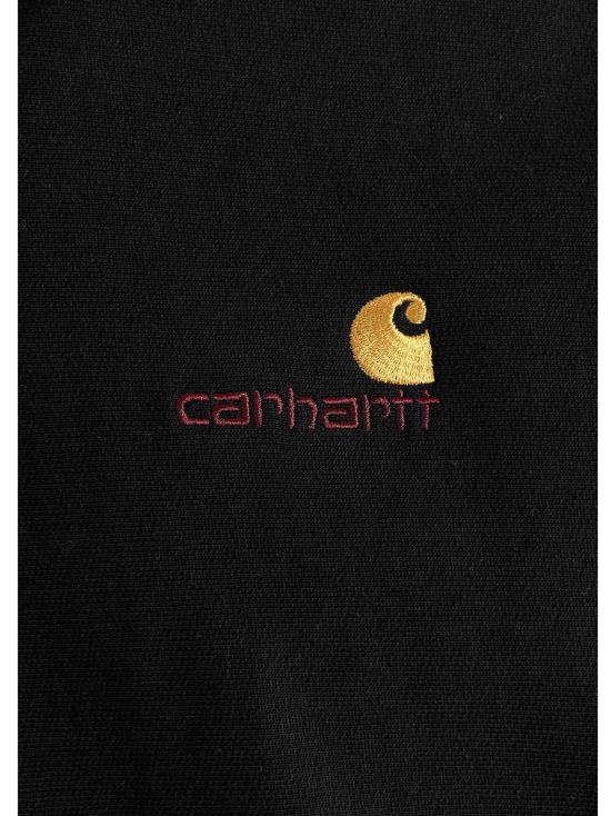 26FW 칼하트 WIP 후드 아메리칸 스크립트 스웨트셔츠 I02827989XX Black - CARHARTT WIP