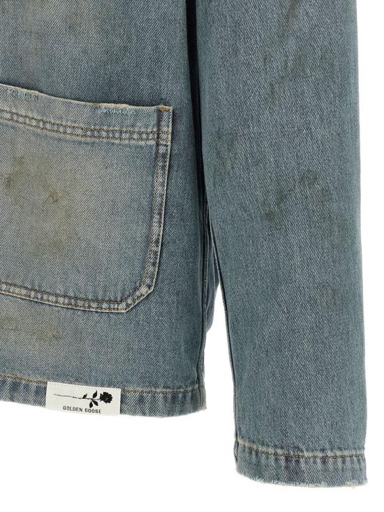 25FW 골든구스 데님 자켓 GMP01941P0020825049150491 BLUE - GOLDEN GOOSE