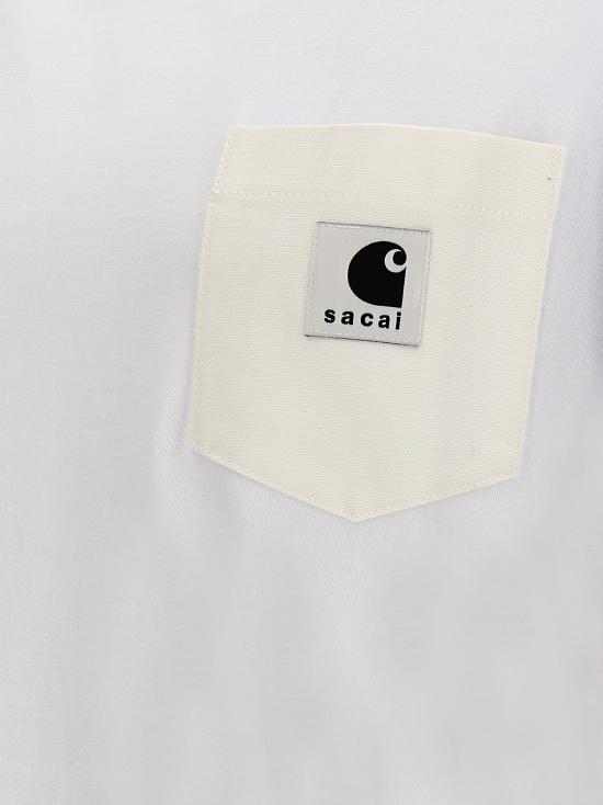  사카이 반팔 티셔츠 240725S101 White - SACAI
