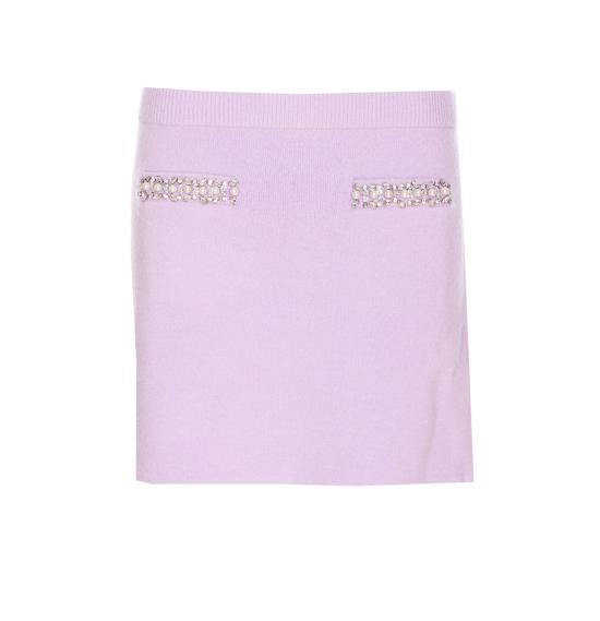 25FW 셀프 포트레이트 미디 스커트 085SK LILAC Purple