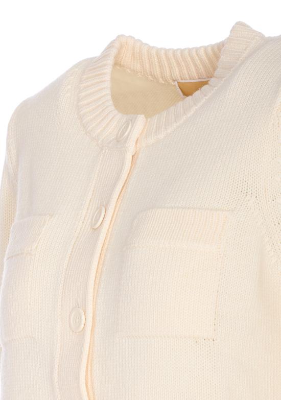 25FW 마이클 코어스 가디건 MT561BDF2G 120 White - MICHAEL KORS