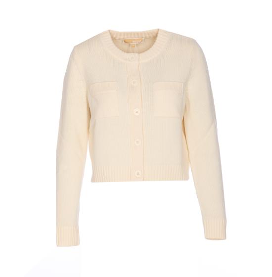 25FW 마이클 코어스 가디건 MT561BDF2G 120 White