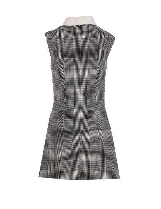 25FW 셀프 포트레이트 숏 원피스 016S BLACK AND WHITE Grey - SELF PORTRAIT