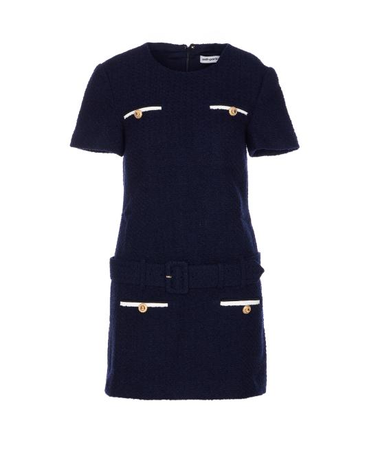 25FW 셀프 포트레이트 숏 원피스 034S BLUE Blue