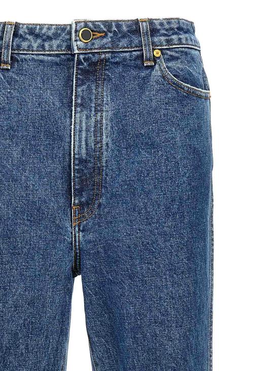 25SS 케이트 스트레이트 팬츠 103E12 Blue - KHAITE