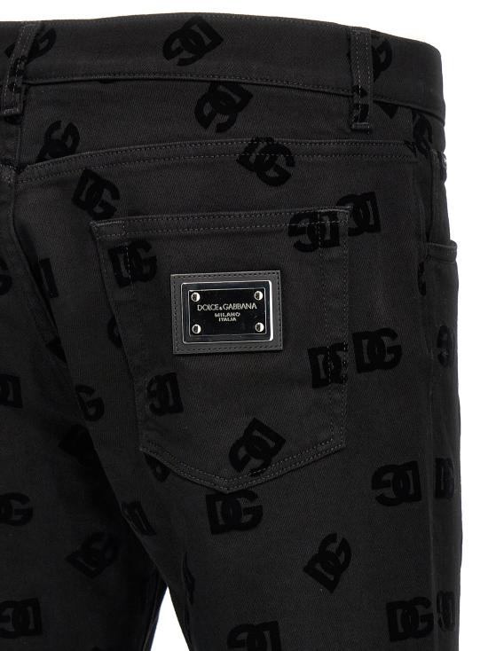 25FW 돌체앤가바나 데님 팬츠 GY07CDG8MN6S9001 Black - DOLCE & GABBANA