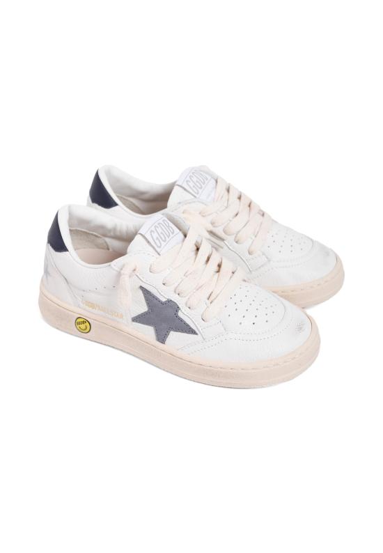 25FW [키즈] 골든구스 스니커즈 GJF00439 F007454 82479 WHITE - GOLDEN GOOSE