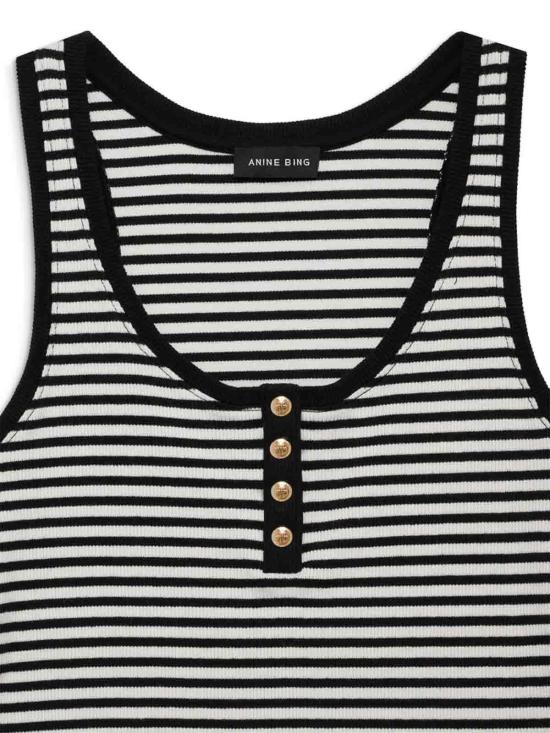  애니빙 민소매 티셔츠 A0810316MTL2 Black - ANINE BING