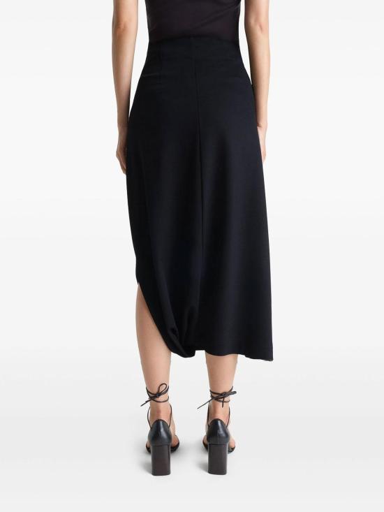 25SS 르메르 미디 스커트 SK1047LJ1034BK999 Black - LEMAIRE