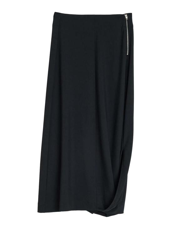 25SS 르메르 미디 스커트 SK1047LJ1034BK999 Black