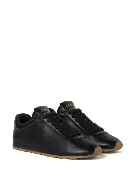 25FW 미우미우 플룸 블리치 스니커즈 5E114EF005 038 F0002 NERO - MIU MIU