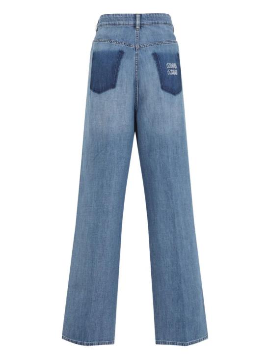 25FW 미우미우 데님 팬츠 GWP394S232 17GG F0076 CELESTE - MIU MIU