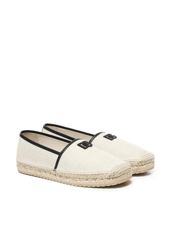 25FW 돌체앤가바나 로퍼 A50730 A9Q938S469 IVORY BLACK - DOLCE & GABBANA