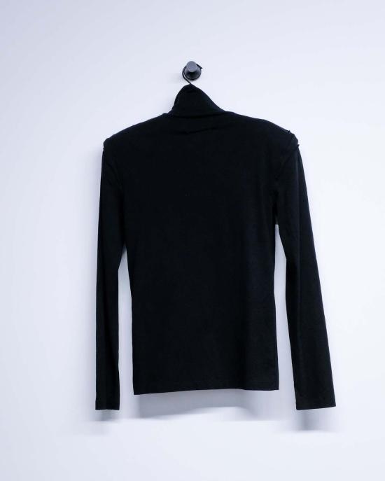  MM6 메종마르지엘라 터틀넥 Mm6 메종 마르지엘라 스트럭처드 숄더  블랙 - MM6 MAISON MARGIELA