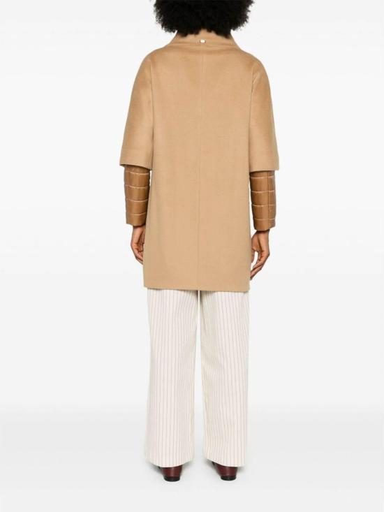  에르노 럭셔리 울 & 나일론 울트라라이트 코트 33313CA000544D2157 Camel - HERNO