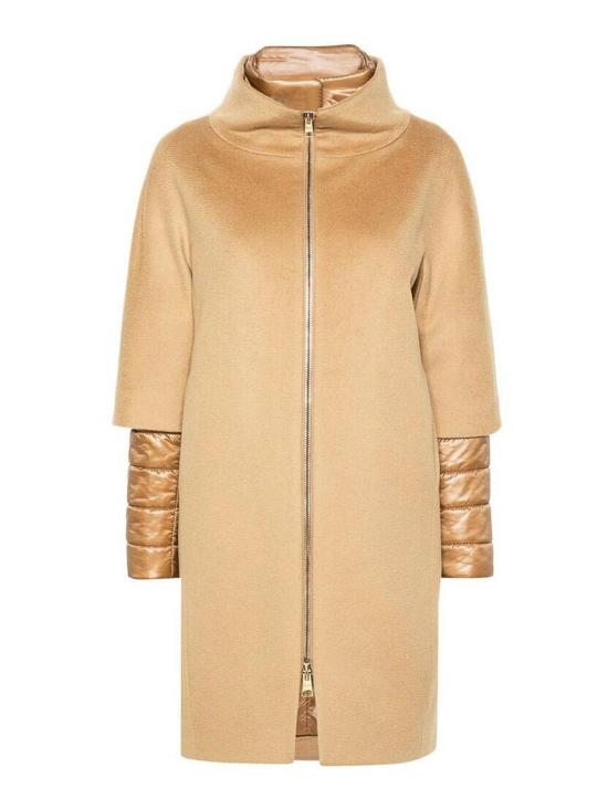  에르노 럭셔리 울 & 나일론 울트라라이트 코트 33313CA000544D2157 Camel