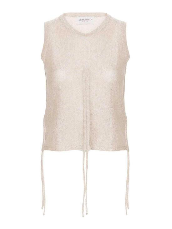 에르마노 피렌제 민소매 티셔츠 D44EL050EA5MF33300003 Light Beige