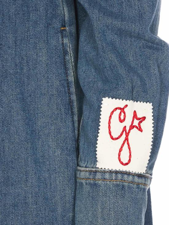 25FW 골든구스 미디 스커트 GWP00714P00062450100 Blue - GOLDEN GOOSE