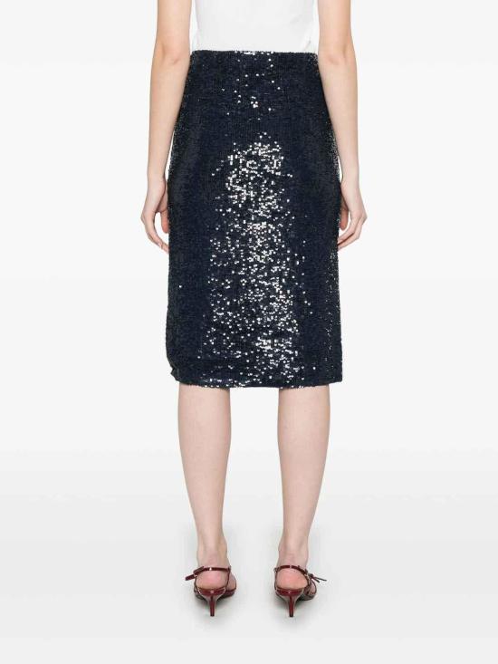 26SS 파로쉬 미디 스커트 GONGD620993012 Blue - PAROSH