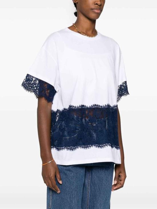  에르마노 피렌제 반팔 티셔츠 D44EL054EG8MF59810589 White - ERMANNO FIRENZE