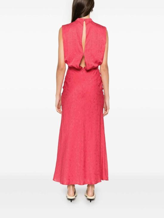  살로니 롱 원피스 10956467HIBISCUS Fuchsia - SALONI